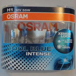 12V H1 55w+20% (P14.5s)(64150CBI2)COOL BLUE INTENSE OSRAM