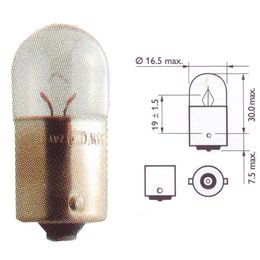 Лампа Philips R10W 13814 ML 24V CP