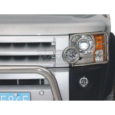 Защита фар головного света Land Rover DISCOVERY III 05+