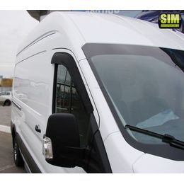 Дефлекторы окон для Ford Transit 2014-, ветровики накладные