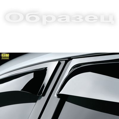 Дефлекторы окон для Audi Q3 2011-, ветровики накладные