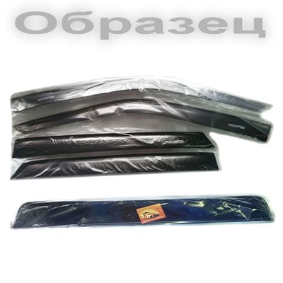 Дефлекторы окон для Toyota Land Cruiser 100 1997-2007 г., ветровики накладные