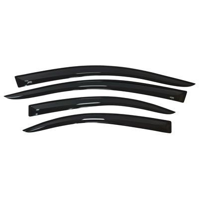 Дефлекторы окон для CHEVROLET AVEO II седан 2011-2015, ветровики накладные