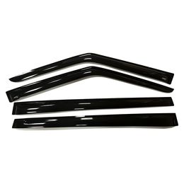 Дефлекторы окон для SKODA FABIA II II Рестайлинг хэтчбек 5дв. 2007-2015, ветровики накладные