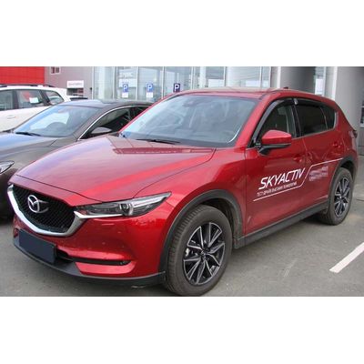 Дефлекторы окон для Mazda CX-5 2017-, ветровики накладные