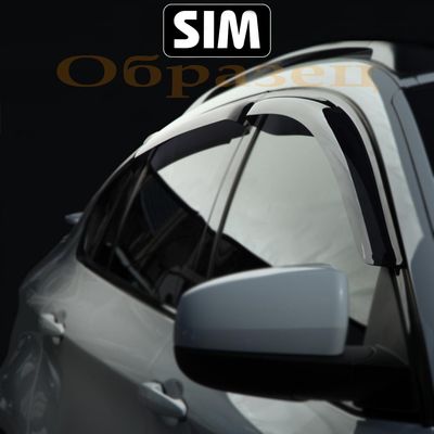 Дефлекторы окон для Kia Optima IV 2016- седан, ветровики накладные