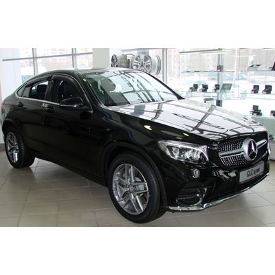 Дефлекторы окон для Mercedes GLC Coupe-Class 2016-, ветровики накладные