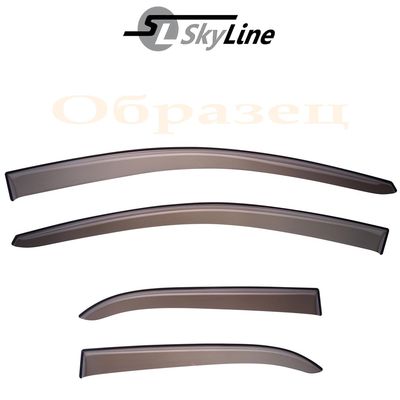 Дефлекторы окон для VOLKSWAGEN SHARAN II 2010-, ветровики накладные