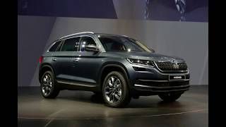 Автошторки Chiko установка на Skoda Kodiaq (2016 - н.в.) со штатными шторками